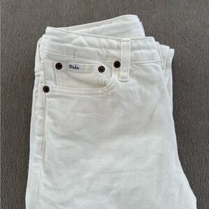 Polo by Ralph Lauren White Kids Jeans size 12 year old.